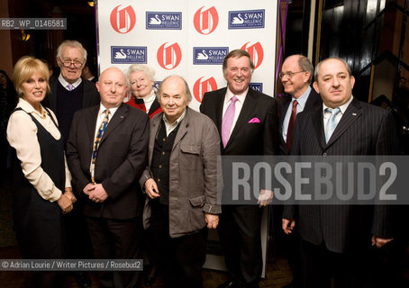 Winners of The Oldie Awards 2010, Joanna Lumley, Lady Caroline Cranbrook, Quentin Blake, Terry Wogan and Chris Mullins, pictured with Richard Ingrams and The Directors of Swan Hellenic Cruises at The Oldie Awards at Simpsons on The Strand ..copyright©Adrian Lourie/Writer Pictures/Rosebud2