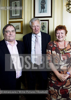 John Prescott, MP,  Richard Ingrams and Janie Hampton, author,  attending The Oldie Literary Lunch, August 2008 ..copyright©AdrianLourie/Writer Pictures/Rosebud2