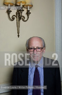Tom Bingham, The former Master of the Rolls, Lord Chief Justice and Senior Law Lord, attends The Oldie Literary Lunch at Simpsons on the Strand.. .copyright©Adrian Lourie/Writer Pictures/Rosebud2