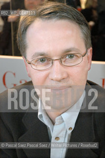 French writer Thierry Laget at the Salon du Livre (Book Fair) in Paris, March 2006..Copyright©Pascal Saez.Pascal Saez/Writer Pictures/Rosebud2