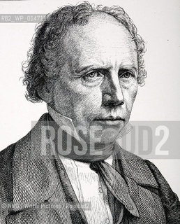 Ludwig Uhland (1787-1862) German lyric poet..Copyright©NMG/Writer Pictures/Rosebud2