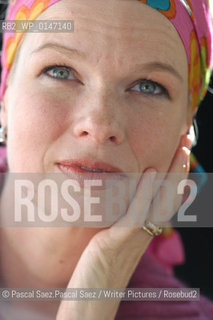 Norwegian writer Linn Ullmann (daughter of Liv Ullmann and Ingmar Bergman), author of Stella Descending, at the Edinburgh International Book festival 2004..Copyright©Pascal Saez.Pascal Saez/Writer Pictures/Rosebud2
