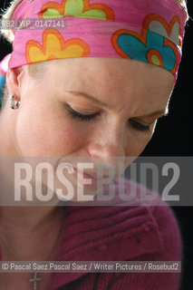 Norwegian writer Linn Ullmann (daughter of Liv Ullmann and Ingmar Bergman), author of Stella Descending, at the Edinburgh International Book festival 2004..Copyright©Pascal Saez.Pascal Saez/Writer Pictures/Rosebud2