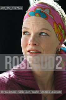 Norwegian writer Linn Ullmann (daughter of Liv Ullmann and Ingmar Bergman), author of Stella Descending, at the Edinburgh International Book festival 2004..Copyright©Pascal Saez.Pascal Saez/Writer Pictures/Rosebud2