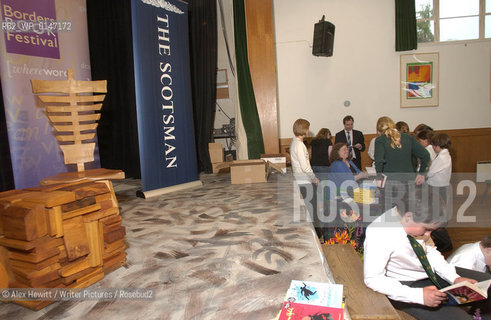 Events at the Borders Book Festival 2007, held in Melrose in the Scottish Borders...Copyright©Alex Hewitt/Writer Pictures/Rosebud2