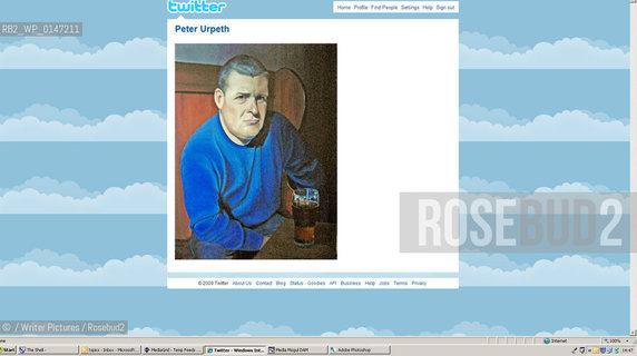 Peter Urpeth, A Hebridean-based author has set himself the daunting task of writing his latest novel tweet by tweet on the micro-blogging website Twitter...copyright©/Writer Pictures/Rosebud2