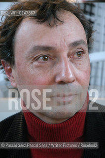 French writer Philippe Videlier at the Salon du Livre (Book Fair) in Paris, March 2006..Copyright©Pascal Saez.Pascal Saez/Writer Pictures/Rosebud2