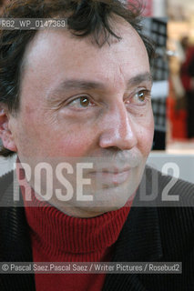 French writer Philippe Videlier at the Salon du Livre (Book Fair) in Paris, March 2006..Copyright©Pascal Saez.Pascal Saez/Writer Pictures/Rosebud2