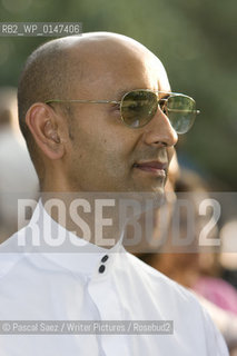 Writer Nury Vittachi at the Edinburgh International Book Festival 2007. ..Copyright©Pascal Saez/Writer Pictures/Rosebud2
