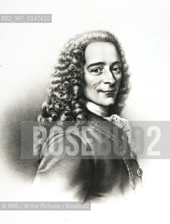 Francois - Marie Voltaire.French author..Copyright©NNG/Writer Pictures/Rosebud2