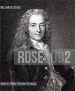 François-Marie Arouet (21 November 1694 – 30 May 1778), better known by the pen name Voltaire, was a French Enlightenment writer, essayist, deist and philosopher...Copyright©NMG/Writer Pictures/Rosebud2
