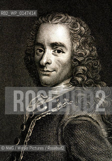 François-Marie Arouet (21 November 1694 – 30 May 1778), better known by the pen name Voltaire, was a French Enlightenment writer, essayist, deist and philosopher...Copyright©NMG/Writer Pictures/Rosebud2