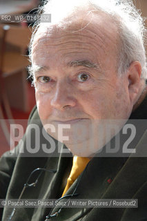 French writer Michel Vovelle at the Salon du Livre (Book Fair) in Paris, March 2006 ..Copyright©Pascal Saez.Pascal Saez/Writer Pictures/Rosebud2