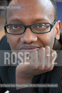 Writer Abdourahman A. Waberi at the Salon du Livre (Book Fair) in Paris, March 2006..Copyright©Pascal Saez.Pascal Saez/Writer Pictures/Rosebud2