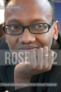 Writer Abdourahman A. Waberi at the Salon du Livre (Book Fair) in Paris, March 2006..Copyright©Pascal Saez.Pascal Saez/Writer Pictures/Rosebud2