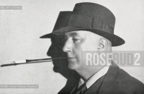 Edgar Wallace (1875-1932).English Writer who produced over 170 plays and novels..Copyright©NMG/Writer Pictures/Rosebud2