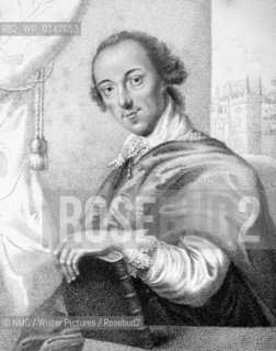 Horace Walpole (1717-97).English Essayist.Copyright©NMG/Writer Pictures/Rosebud2