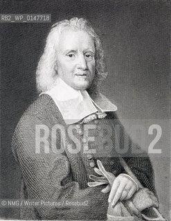 Isaac Walton (1593-1683).English Writer who famously wrote The Compleat Angler.Copyright©NMG/Writer Pictures/Rosebud2