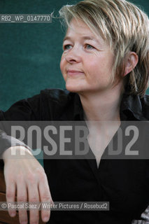 British writer Sarah Waters, author of Tipping the Velvet and The Night Watch at the Edinburgh International Book Festival...Copyright©Pascal Saez/Writer Pictures/Rosebud2