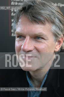 Writer Olivier Weber at the Salon du Livre (Book Fair) in Paris, March 2006....Copyright©Pascal Saez/Writer Pictures/Rosebud2