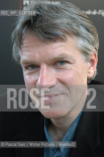 Writer Olivier Weber at the Salon du Livre (Book Fair) in Paris, March 2006....Copyright©Pascal Saez/Writer Pictures/Rosebud2