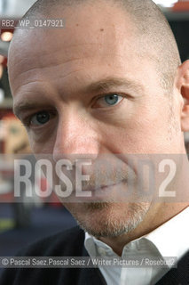 French writer Patrick Weber at the Salon du Livre (Book Fair) in Paris, March 2006..Copyright©Pascal Saez.Pascal Saez/Writer Pictures/Rosebud2