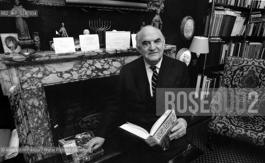 Lord Weidenfeld publisher, author and columnist..Copyright©Anne-Katrin Purkiss/Writer Pictures/Rosebud2
