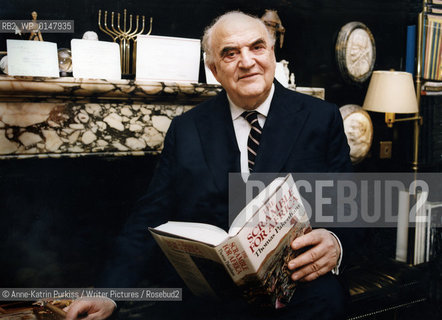 Lord Weidenfeld publisher, author and columnist..Copyright©Anne-Katrin Purkiss/Writer Pictures/Rosebud2