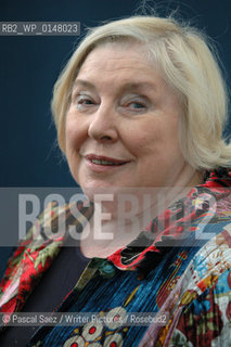 Writer Fay Weldon at the Edinburgh International Book Festival 2007. ..Copyright©Pascal Saez/Writer Pictures/Rosebud2