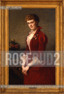 A portrait of Edith Wharton by Edward Harrison May 1881..Copyright©The Collection of the American Academy of Arts and Letters/Writer Pictures/Rosebud2