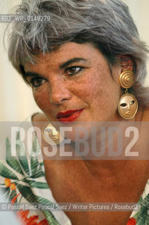 Writer and explorer Sara Wheeler at the Edinburgh International Book Festival 2003...Copyright©Pascal Saez.Pascal Saez/Writer Pictures/Rosebud2