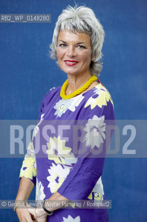 Sara Wheeler, writer, at the 2010 Edinburgh International Book Festival, August 23, 2010...Copyright©Geraint Lewis/Writer Pictures/Rosebud2