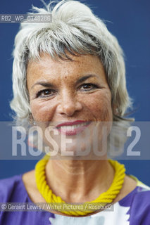 Sara Wheeler, writer, at the 2010 Edinburgh International Book Festival, August 23, 2010...Copyright©Geraint Lewis/Writer Pictures/Rosebud2