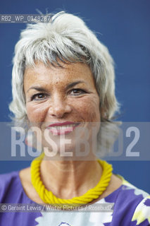 Sara Wheeler, writer, at the 2010 Edinburgh International Book Festival, August 23, 2010...Copyright©Geraint Lewis/Writer Pictures/Rosebud2