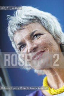 Sara Wheeler, writer, at the 2010 Edinburgh International Book Festival, August 23, 2010...Copyright©Geraint Lewis/Writer Pictures/Rosebud2