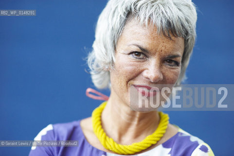 Sara Wheeler, writer, at the 2010 Edinburgh International Book Festival, August 23, 2010...Copyright©Geraint Lewis/Writer Pictures/Rosebud2