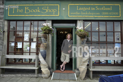 Wigtown Book Festival. The Book Shop - Shaun Bythell, owner...copyright©Jayne Emsley/TSPL/Writer Pictures/Rosebud2