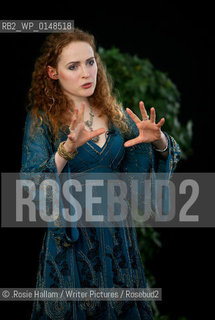 Historian and Author Kate Williams talks about her new book Becoming Queen at the hay Festival..©.Rosie Hallam/Writer Pictures/Rosebud2