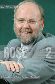 Scientist and writer Ian Wilmut, leader of the team that created Dolly the Sheep, the Worlds first cloned animal, and author of After Dolly: The Uses And Misuses Of Human Cloning at the Edinburgh International Book Festival...Copyright©Pascal Saez/Writer Pictures/Rosebud2