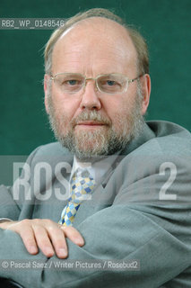 Scientist and writer Ian Wilmut, leader of the team that created Dolly the Sheep, the Worlds first cloned animal, and author of After Dolly: The Uses And Misuses Of Human Cloning at the Edinburgh International Book Festival...Copyright©Pascal Saez/Writer Pictures/Rosebud2