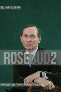 Writer A N Wilson at the Edinburgh International Book Festival. ..Copyright©Pascal Saez/Writer Pictures/Rosebud2
