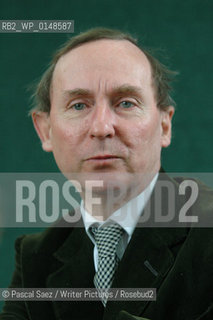 Writer A N Wilson at the Edinburgh International Book Festival. ..Copyright©Pascal Saez/Writer Pictures/Rosebud2