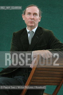 Writer A N Wilson at the Edinburgh International Book Festival. Frank Gardner was shot at point blank range in Saudi Arabia whilst making a film about Al Qaeda...Copyright©Pascal Saez/Writer Pictures/Rosebud2