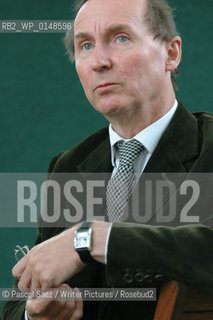 Writer A N Wilson at the Edinburgh International Book Festival. Frank Gardner was shot at point blank range in Saudi Arabia whilst making a film about Al Qaeda...Copyright©Pascal Saez/Writer Pictures/Rosebud2