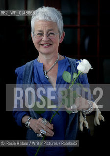 Hay Literary Festival.Childrens author and creator of the Tracy Beaker series, Jacqueline Wilson, speaking at the Hay Festival..©.Rosie Hallam/Writer Pictures/Rosebud2