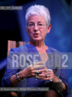 Hay Literary Festival.Childrens author and creator of the Tracy Beaker series, Jacqueline Wilson, speaking at the Hay Festival..©.Rosie Hallam/Writer Pictures/Rosebud2