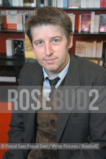 Irish writer Robert Mc Liam Wilson at the Salon du Livre (Book Fair) in Paris, March 2006..Copyright©Pascal Saez.Pascal Saez/Writer Pictures/Rosebud2