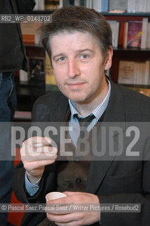 Irish writer Robert Mc Liam Wilson at the Salon du Livre (Book Fair) in Paris, March 2006..Copyright©Pascal Saez.Pascal Saez/Writer Pictures/Rosebud2