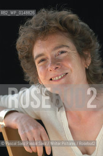 British writer Jeanette Winterson, author of Oranges are not the only fruit at the Edinburgh International Book Festival 2004..Copyright©Pascal Saez.Pascal Saez/Writer Pictures/Rosebud2