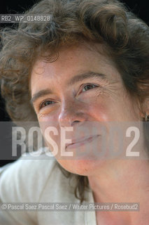 British writer Jeanette Winterson, author of Oranges are not the only fruit at the Edinburgh International Book Festival 2004..Copyright©Pascal Saez.Pascal Saez/Writer Pictures/Rosebud2